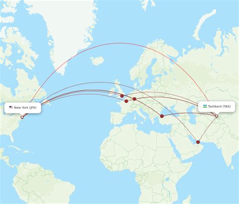 tashkent to jfk flight status.